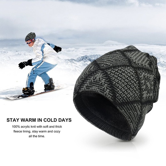 Unisex Beanie Hat Knit Hat - Picture 3 of 4